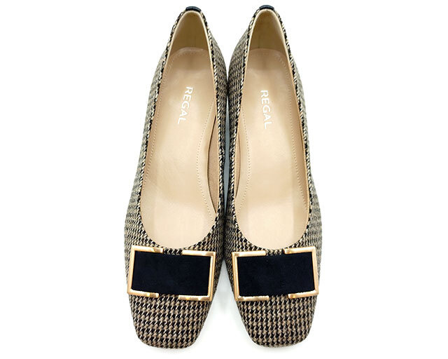 リーガル F53RAL スクエアトウパンプス