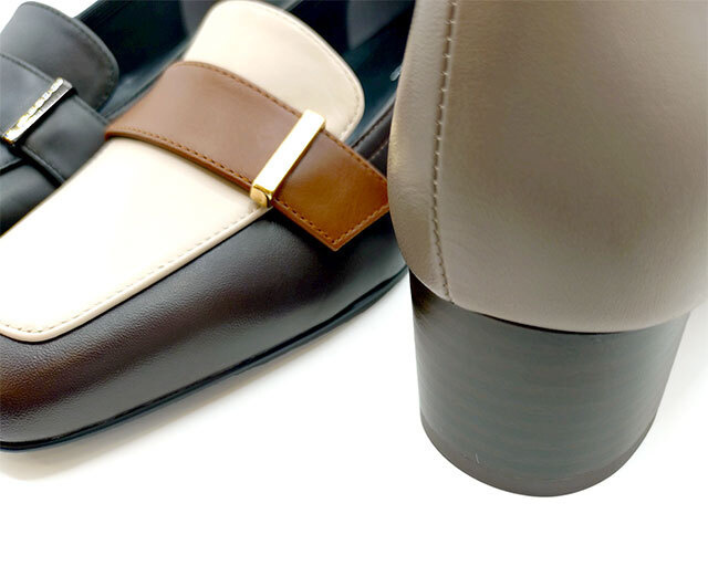 リーガル F57RBJ 晴雨兼用ヒールローファー